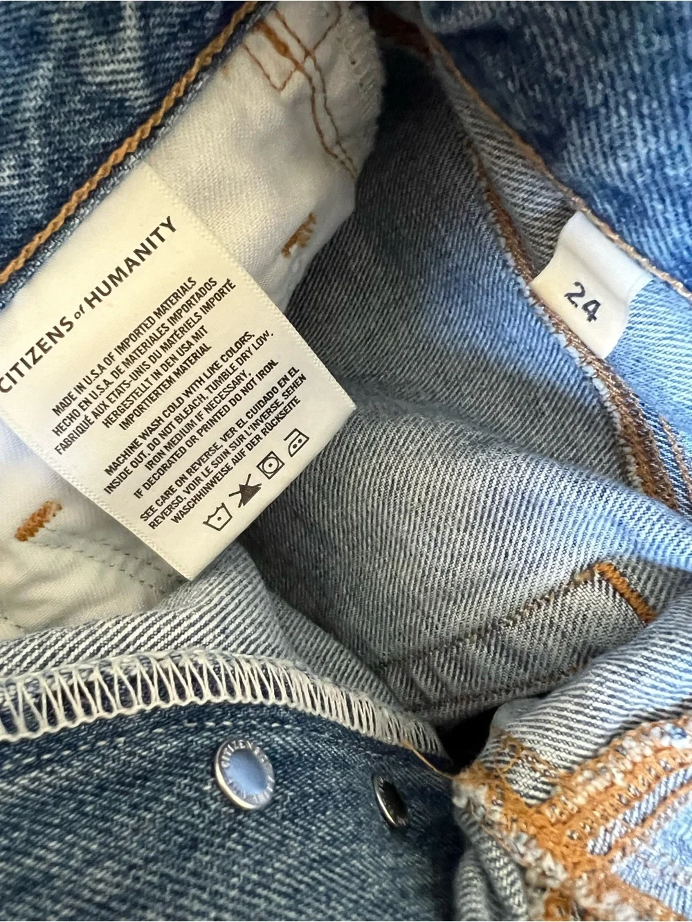 Citizens of Humanity Astrid Denim Mini Skirt Archive 24 - Picture 3 of 8